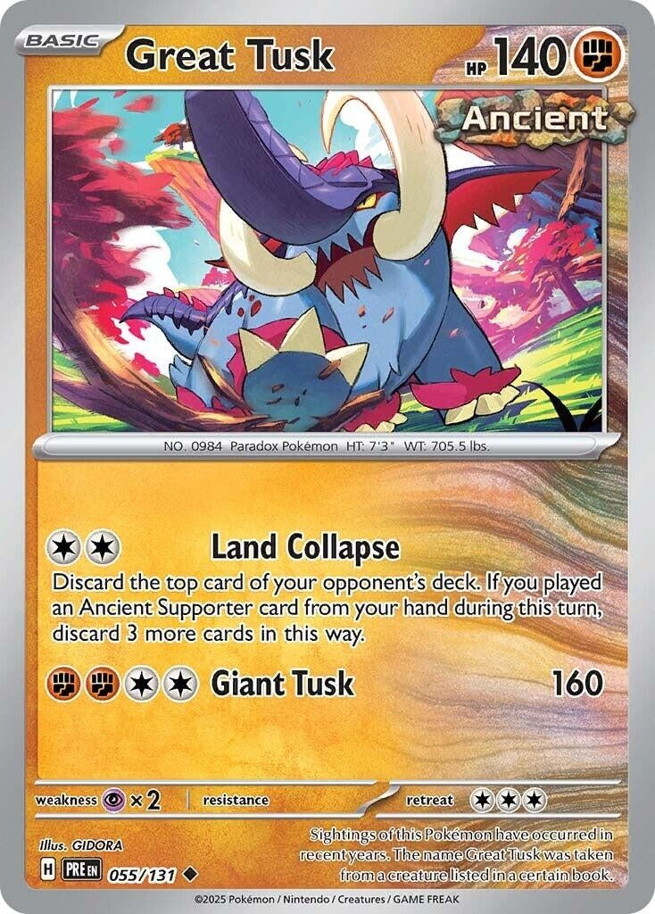 Image for Great Tusk (055/131) - Pokemon