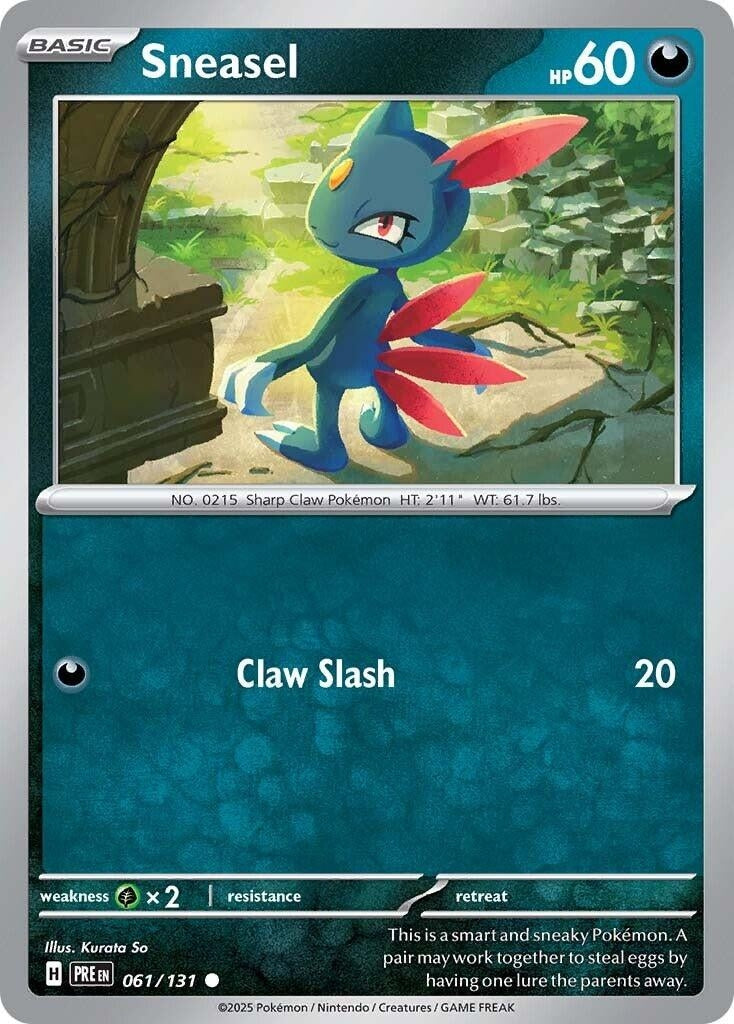 Image for Sneasel (061/131) - Pokemon