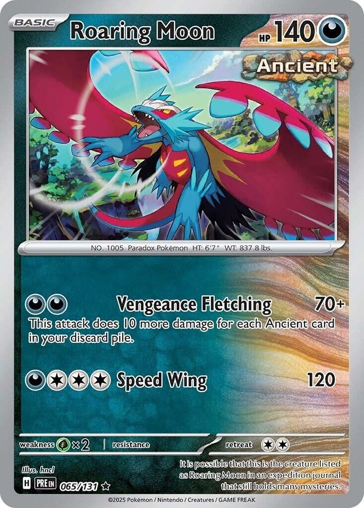 Image for Roaring Moon (065/131) - Pokemon