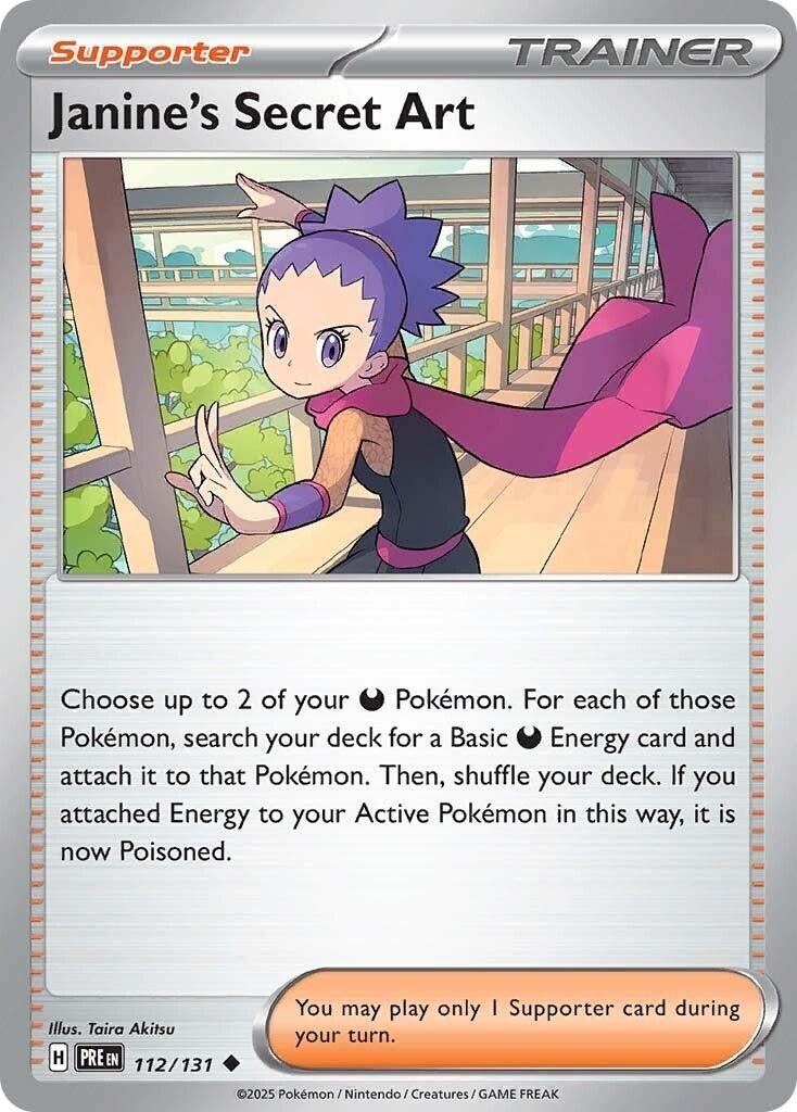 Image for Janine's Secret Art (112/131) - Pokemon