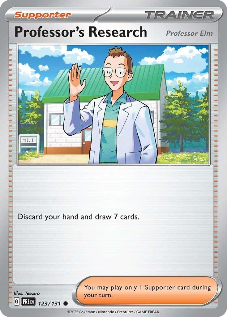 Image for Professor's Research [Professor Elm] (123/131) - Pokemon
