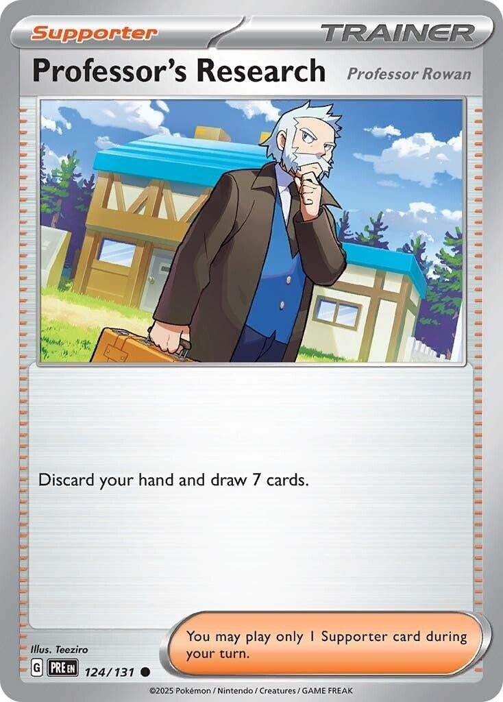 Image for Professor's Research [Professor Rowan] (124/131) - Pokemon