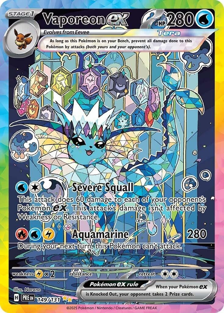 Image for Vaporeon ex (149/131) - Pokemon