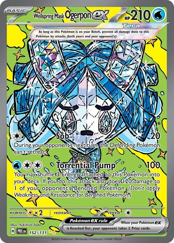 Image for Wellspring Mask Ogerpon ex (152/131) - Pokemon