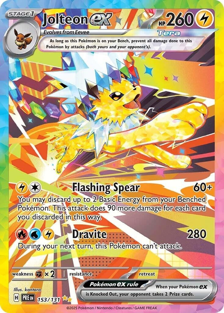 Image for Jolteon ex (153/131) - Pokemon