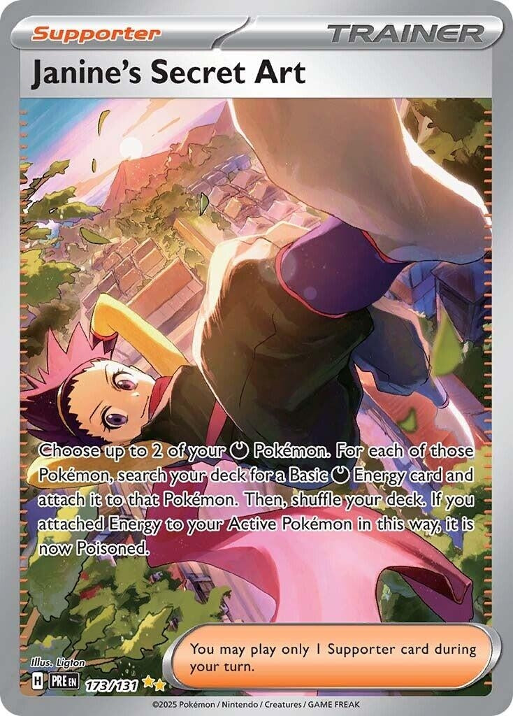 Image for Janine's Secret Art (173/131) - Pokemon