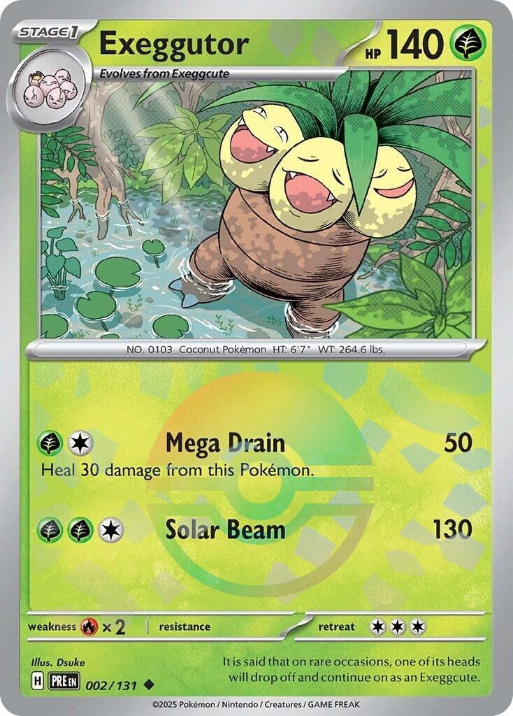 Image for Exeggutor (Poke Ball Pattern) (002/131) - Pokemon