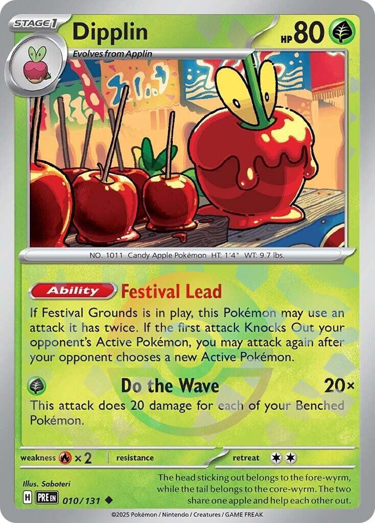 Image for Dipplin (Poke Ball Pattern) (010/131) - Pokemon