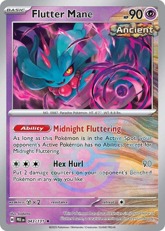 Image for Flutter Mane (Poke Ball Pattern) (043/131) - Pokemon