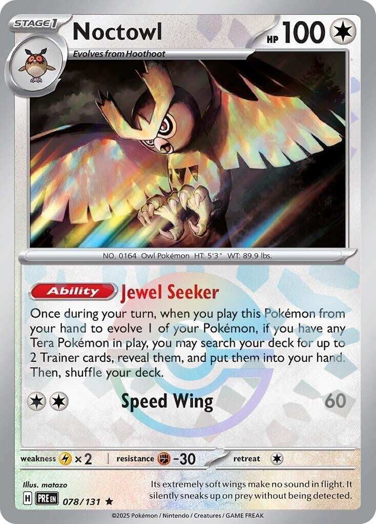 Image for Noctowl (Poke Ball Pattern) (078/131) - Pokemon