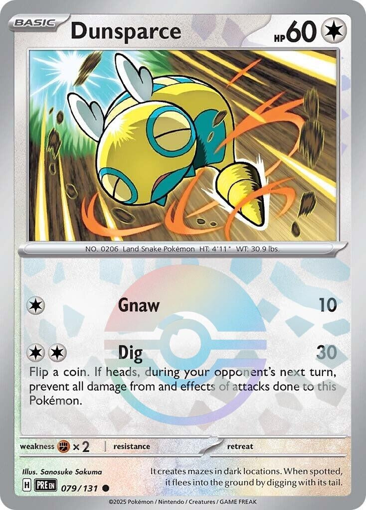 Image for Dunsparce (Poke Ball Pattern) (079/131) - Pokemon