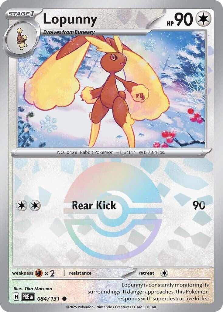 Image for Lopunny (Poke Ball Pattern) (084/131) - Pokemon