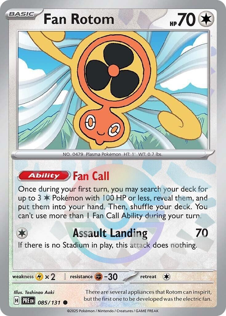 Image for Fan Rotom (Poke Ball Pattern) (085/131) - Pokemon