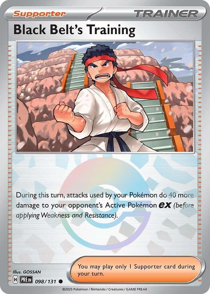 Image for Black Belt's Training - 098/131 (Poke Ball Pattern) (098/131) - Pokemon