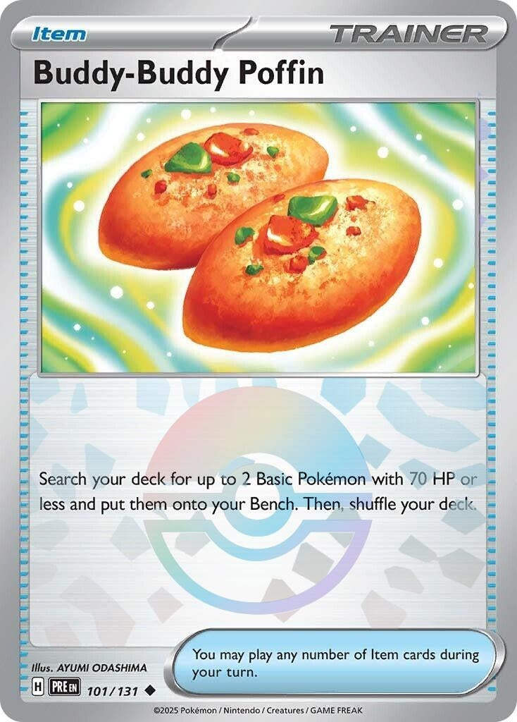 Image for Buddy-Buddy Poffin (Poke Ball Pattern) (101/131) - Pokemon