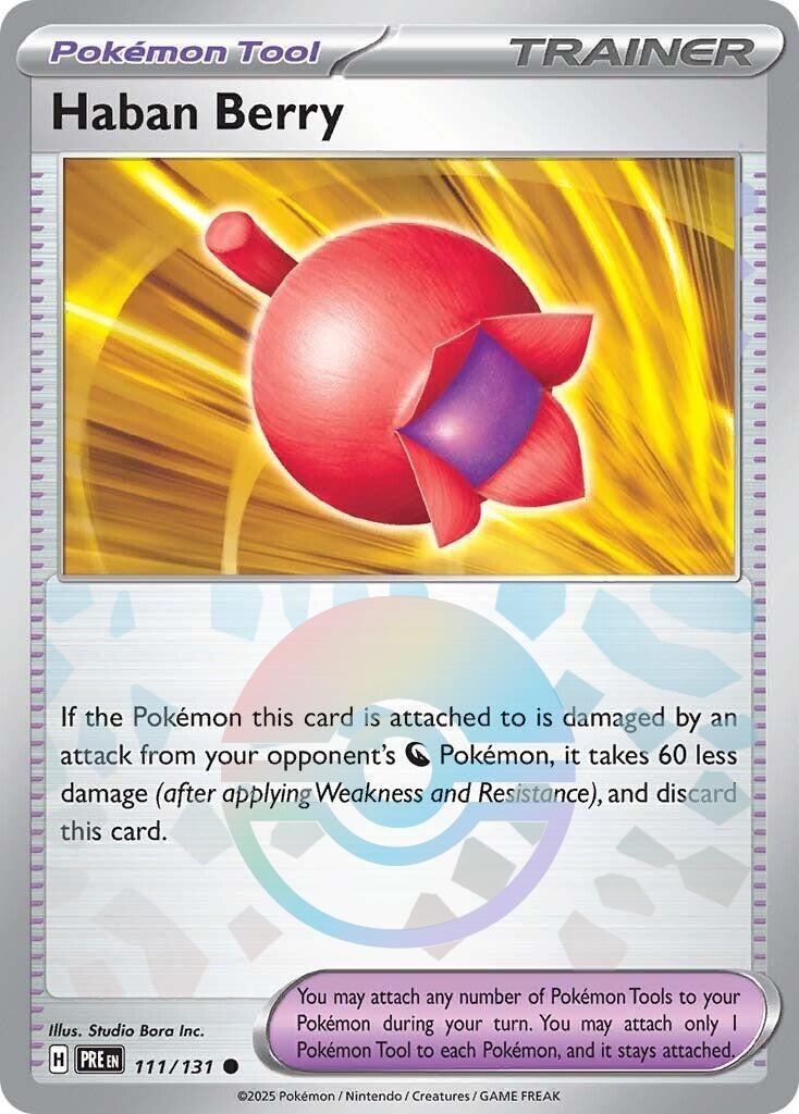 Image for Haban Berry (Poke Ball Pattern) (111/131) - Pokemon