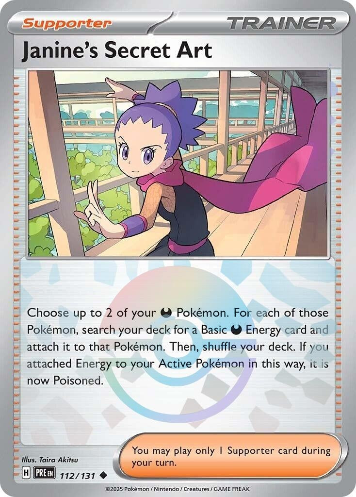 Image for Janine's Secret Art - 112/131 (Poke Ball Pattern) (112/131) - Pokemon