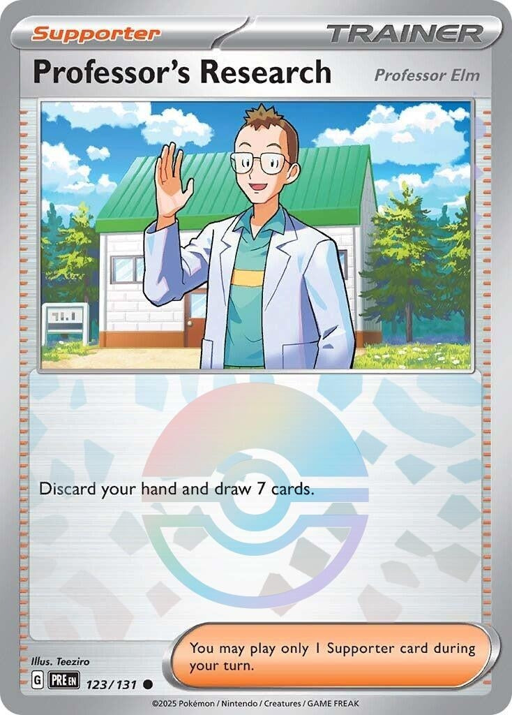 Image for Professor's Research [Professor Elm] (Poke Ball Pattern) (123/131) - Pokemon