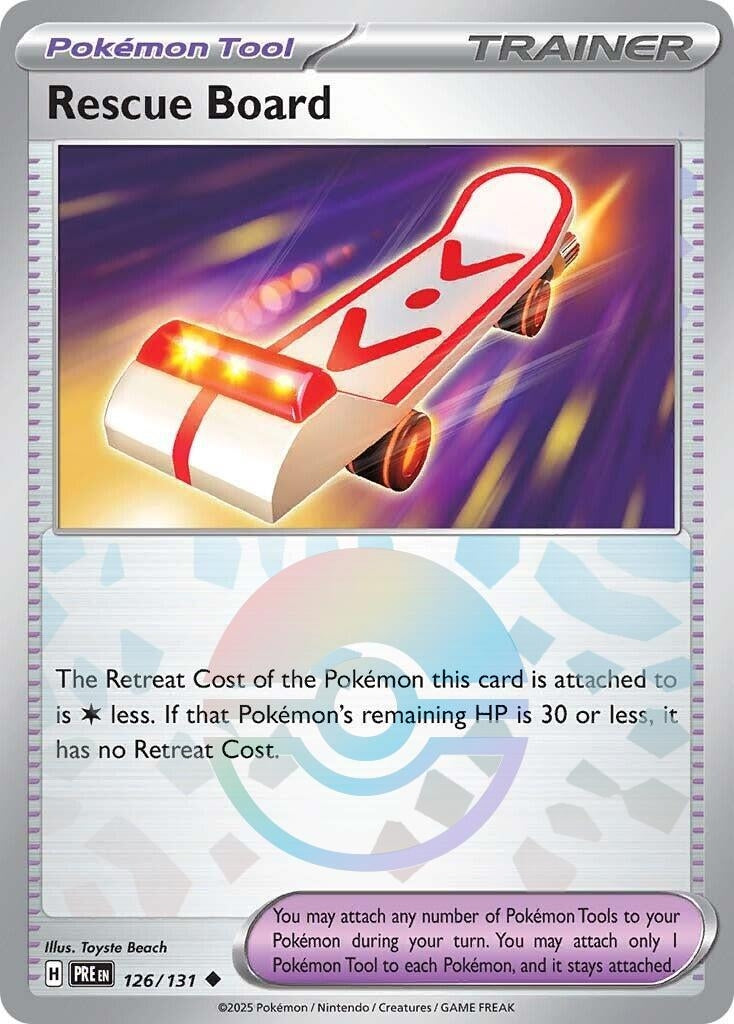 Image for Rescue Board (Poke Ball Pattern) (126/131) - Pokemon