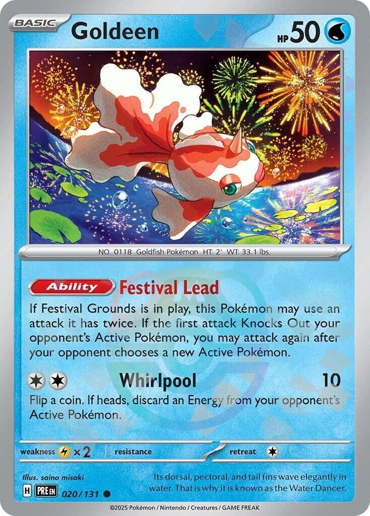 Image for Goldeen (Master Ball Pattern) (020/131) - Pokemon