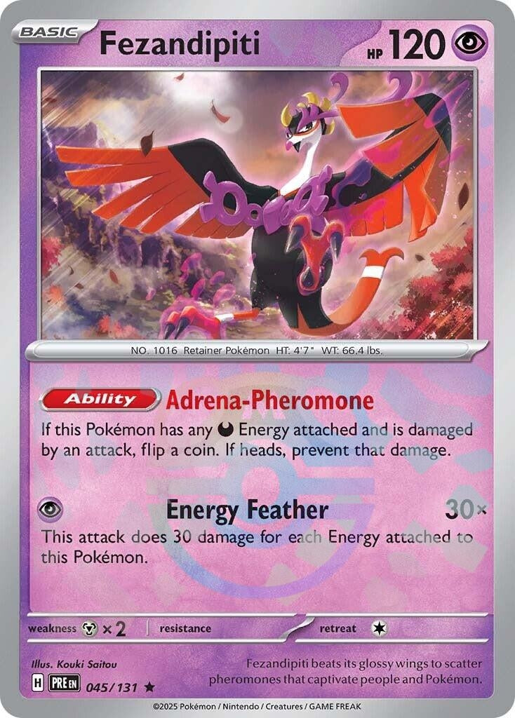 Image for Fezandipiti (Master Ball Pattern) (045/131) - Pokemon