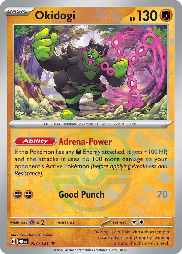 Image for Okidogi (Master Ball Pattern) (057/131) - Pokemon