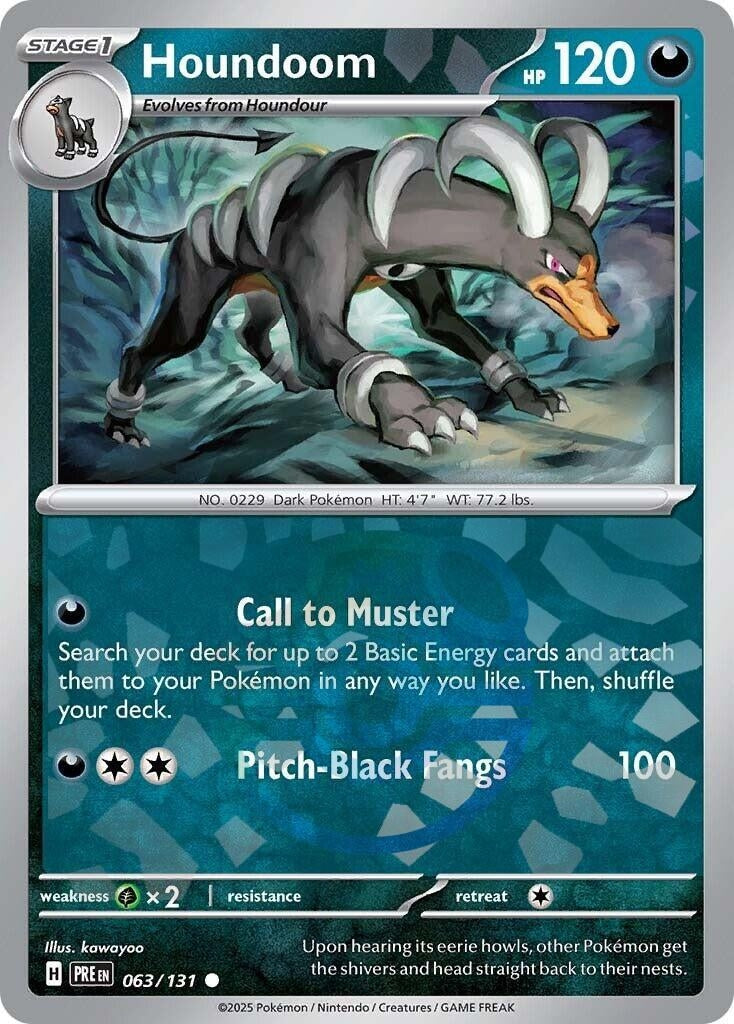 Image for Houndoom (Master Ball Pattern) (063/131) - Pokemon