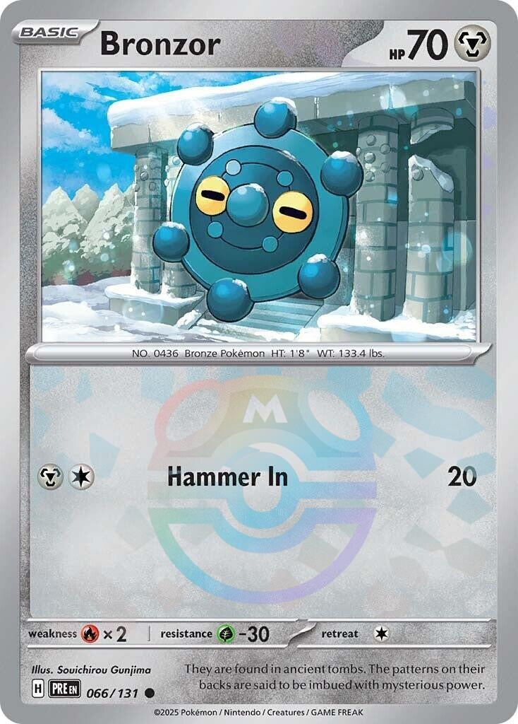 Image for Bronzor (Master Ball Pattern) (066/131) - Pokemon