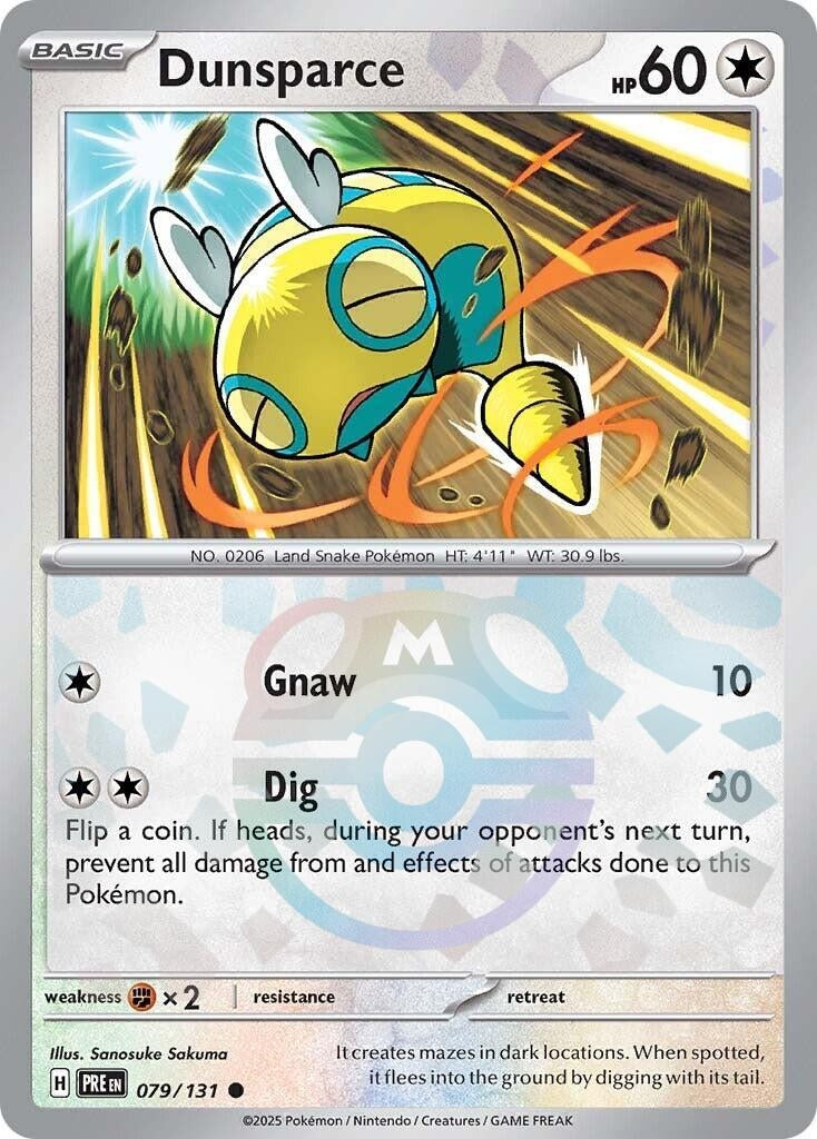 Image for Dunsparce (Master Ball Pattern) (079/131) - Pokemon
