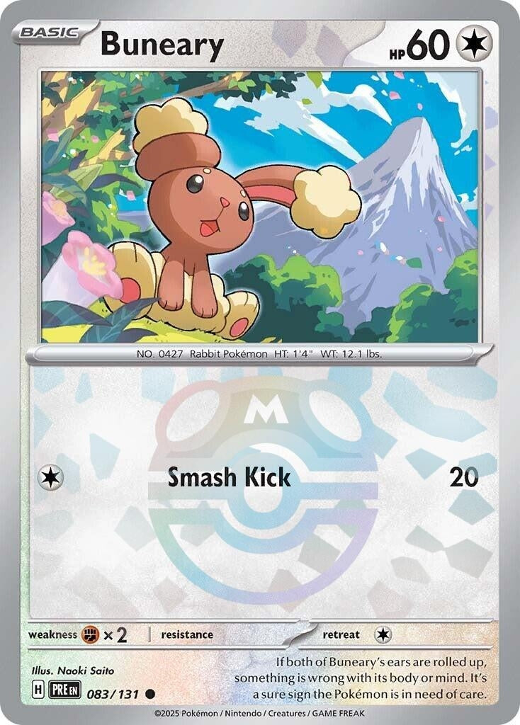 Image for Buneary (Master Ball Pattern) (083/131) - Pokemon