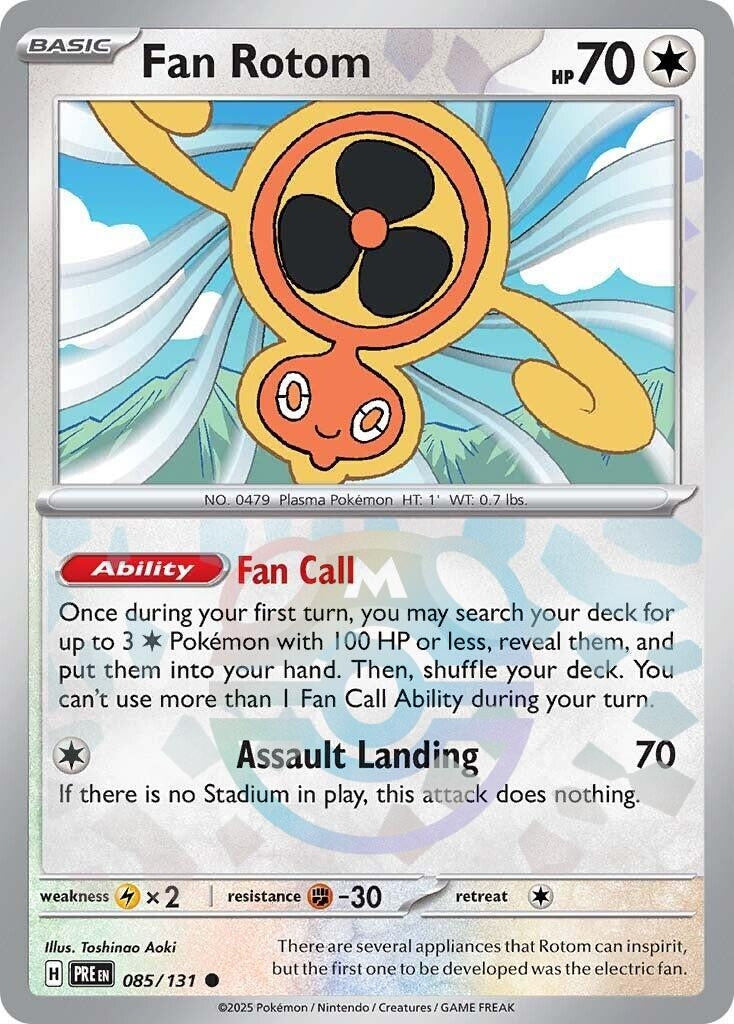 Image for Fan Rotom (Master Ball Pattern) (085/131) - Pokemon