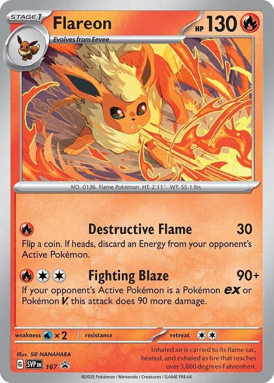 Image for Flareon - 167 (Cosmos Holo) (167) - Pokemon
