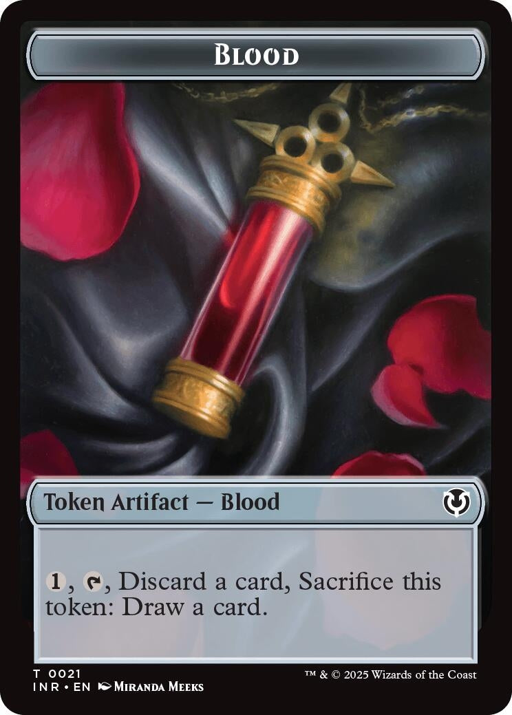 Image for Blood // Vampire (0007) Double-Sided Token (21 // 7) - Magic: The Gathering