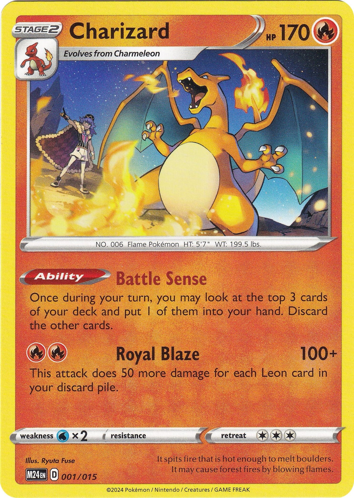Image for Charizard (001/015) - Pokemon
