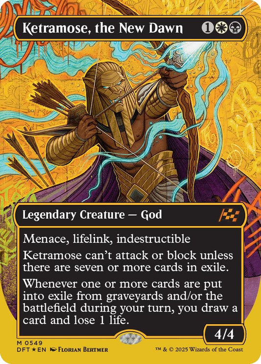 Image for Ketramose, the New Dawn (Borderless) (First-Place Foil) (549) - Magic: The Gathering