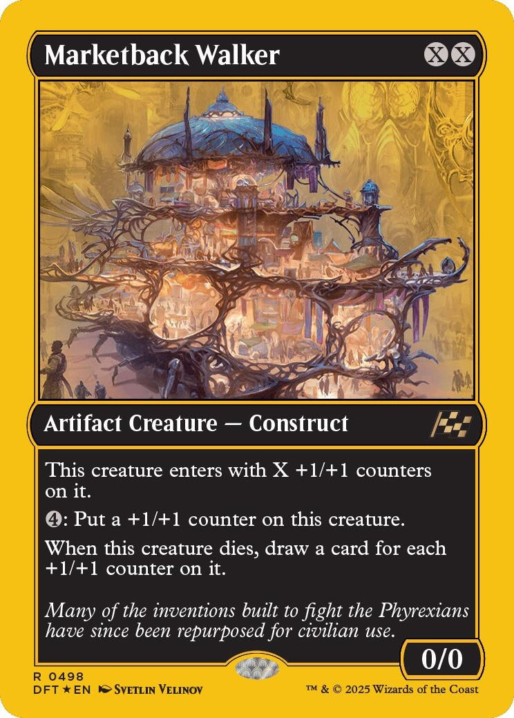 Image for Marketback Walker (First-Place Foil) (498) - Magic: The Gathering