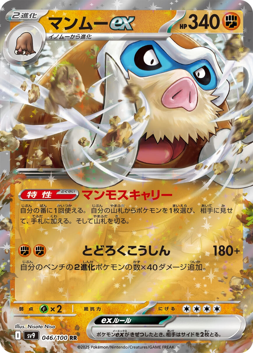 Image for Mamoswine ex (046/100) - Pokemon Japan