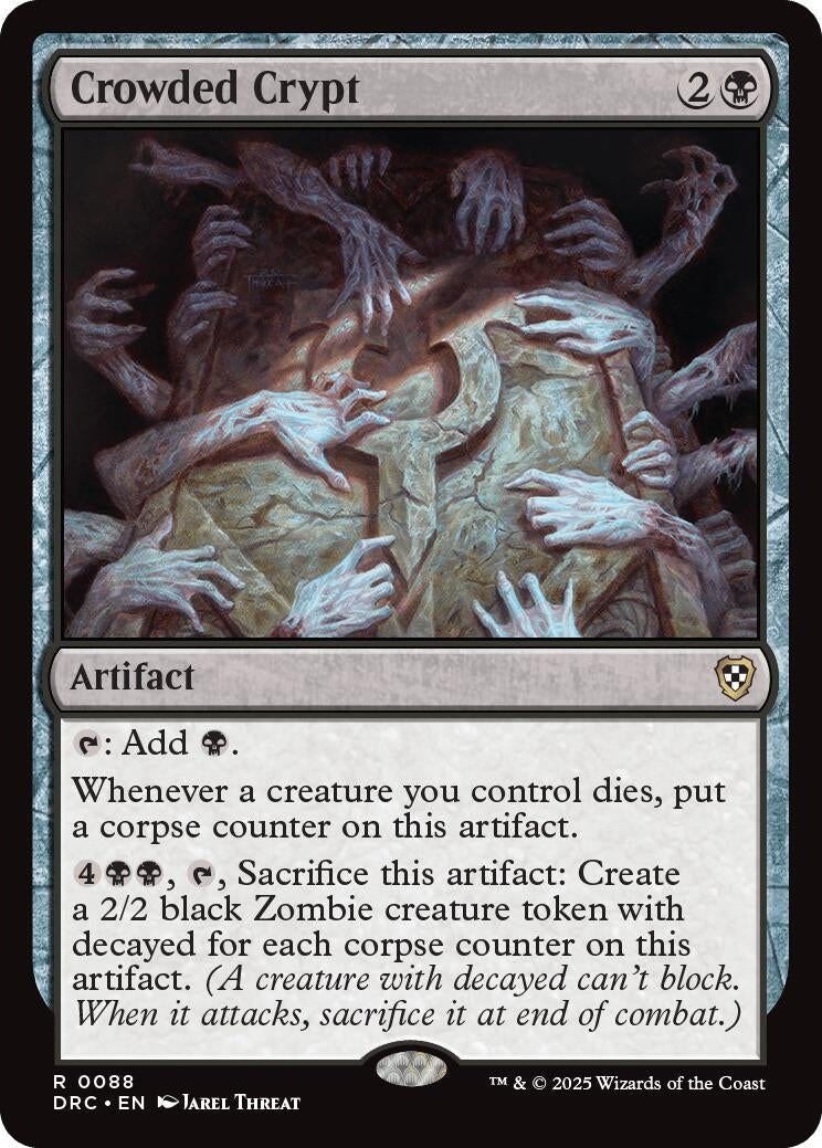 Image for Crowded Crypt (88) - Magic: The Gathering