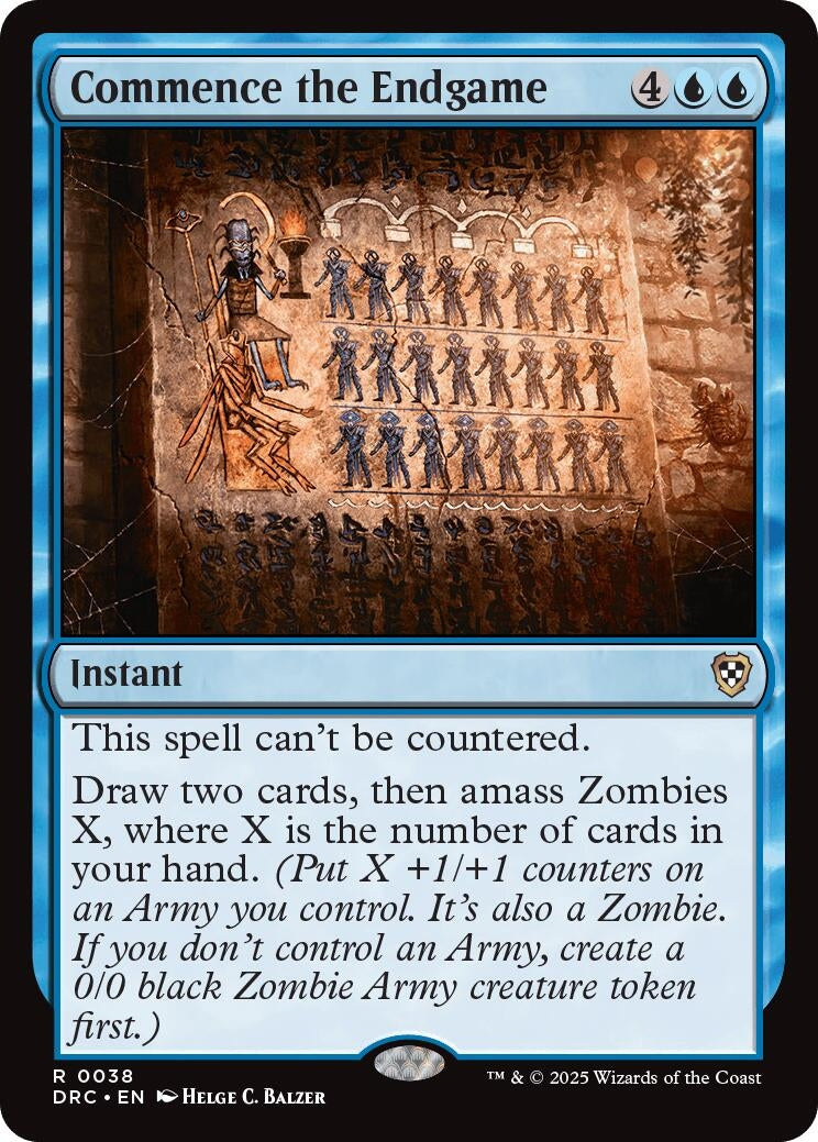 Image for Commence the Endgame (38) - Magic: The Gathering