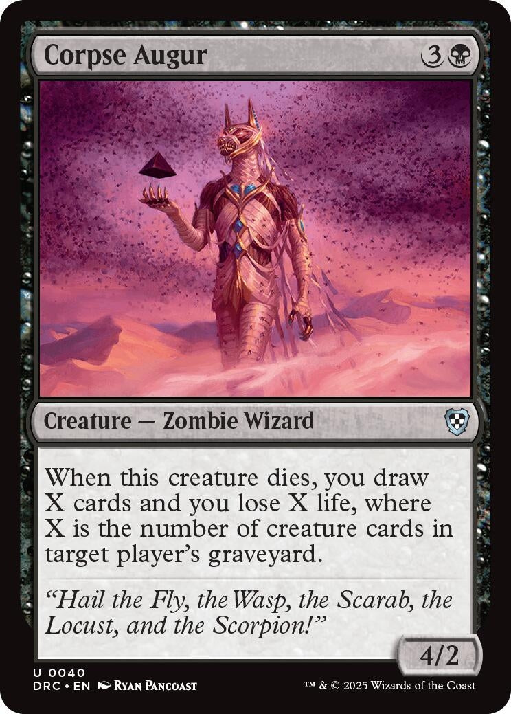 Image for Corpse Augur (40) - Magic: The Gathering