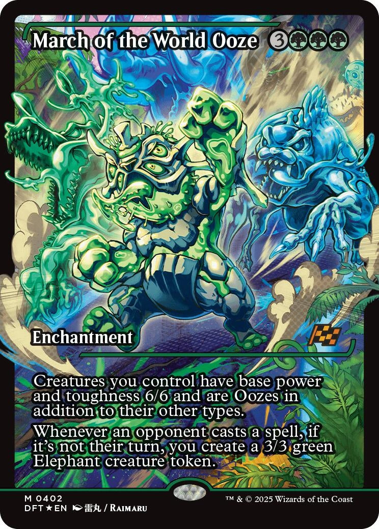 Image for March of the World Ooze (Showcase) (402) - Magic: The Gathering
