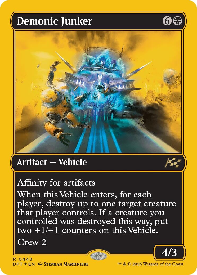 Image for Demonic Junker (First-Place Foil) (448) - Magic: The Gathering