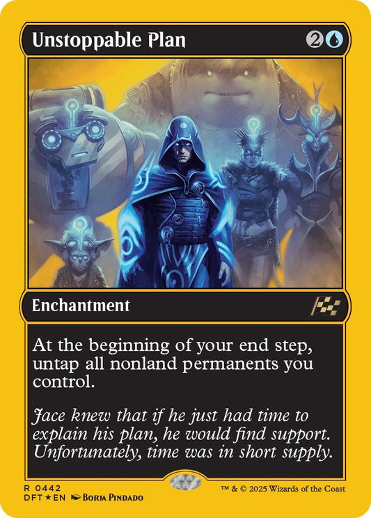 Image for Unstoppable Plan (First-Place Foil) (442) - Magic: The Gathering