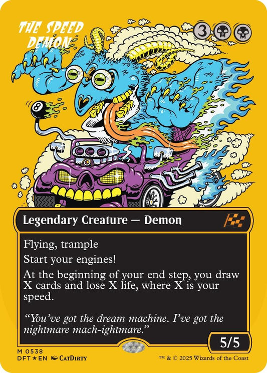 Image for The Speed Demon (Borderless) (First-Place Foil) (538) - Magic: The Gathering