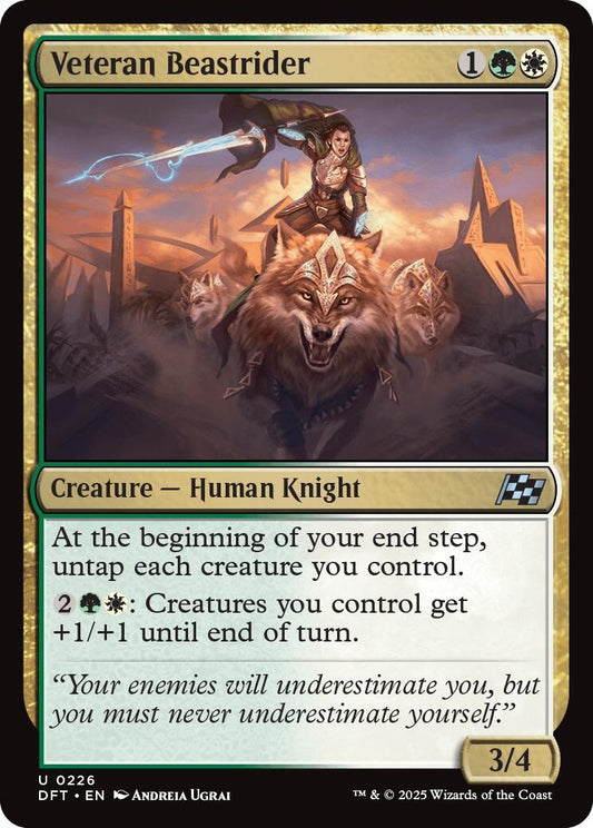 Image for Veteran Beastrider (226) - Magic: The Gathering