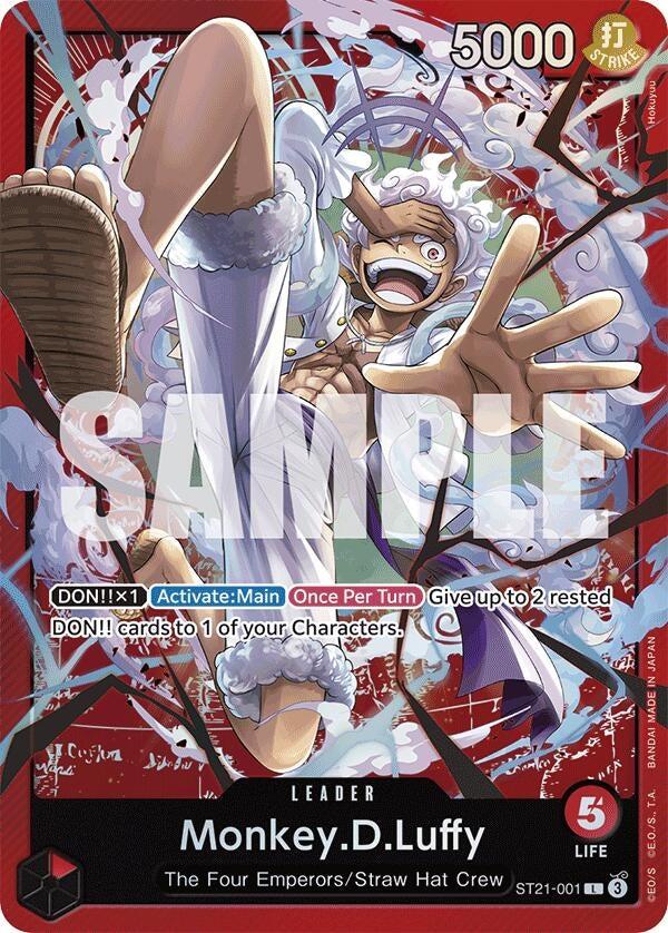 Image for Monkey.D.Luffy (001) (ST21-001) - One Piece Card Game