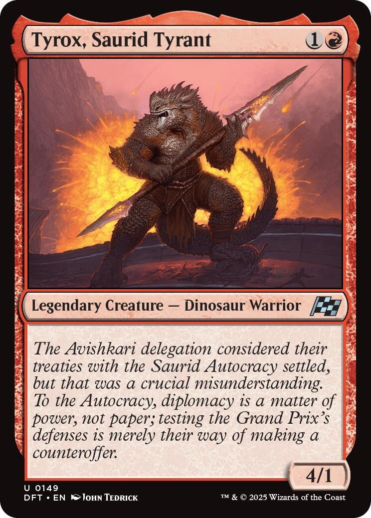 Image for Tyrox, Saurid Tyrant (149) - Magic: The Gathering