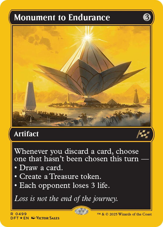 Image for Monument to Endurance (First-Place Foil) (499) - Magic: The Gathering