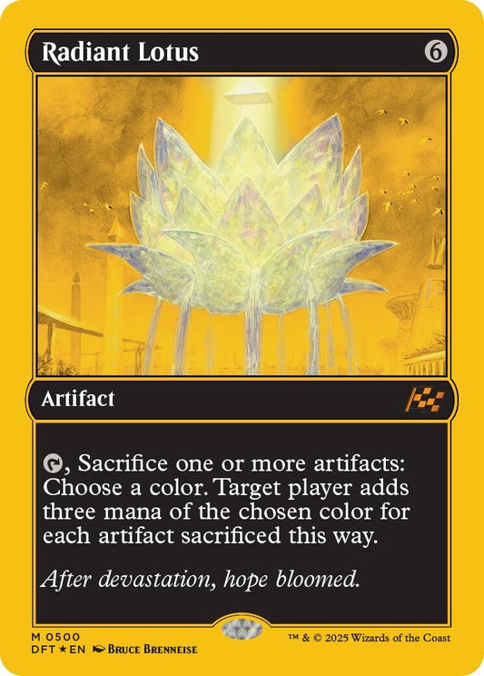 Image for Radiant Lotus (First-Place Foil) (500) - Magic: The Gathering