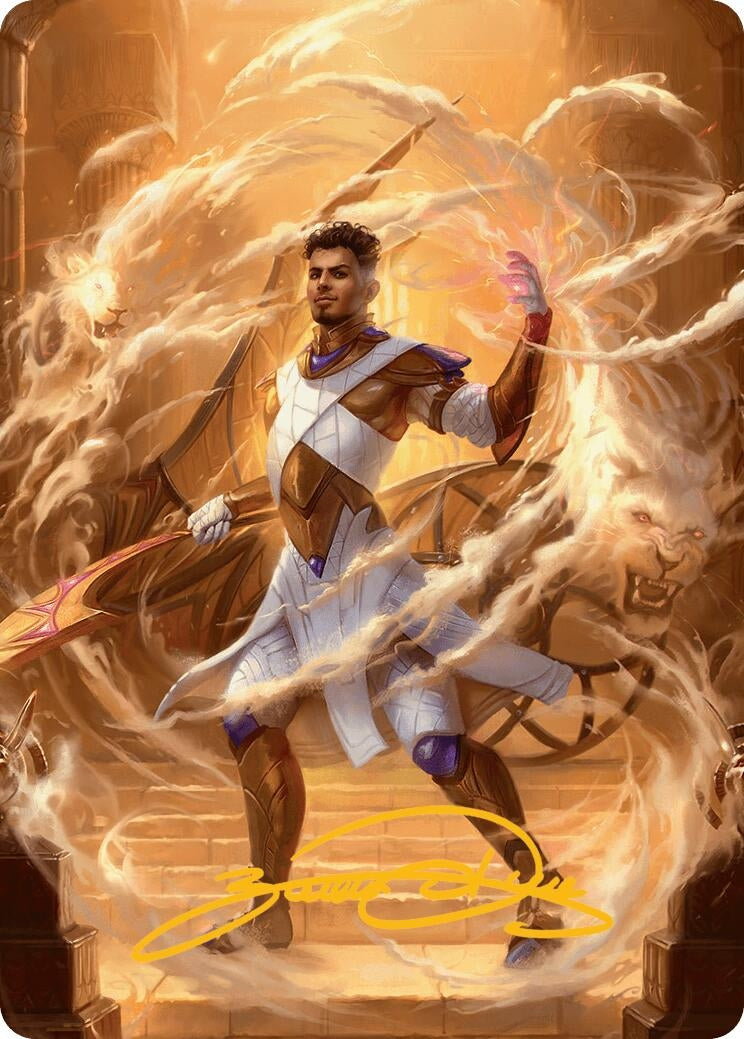 Image for Basri, Tomorrow's Champion Art Card (Gold-Stamped Signature) (9) - Magic: The Gathering